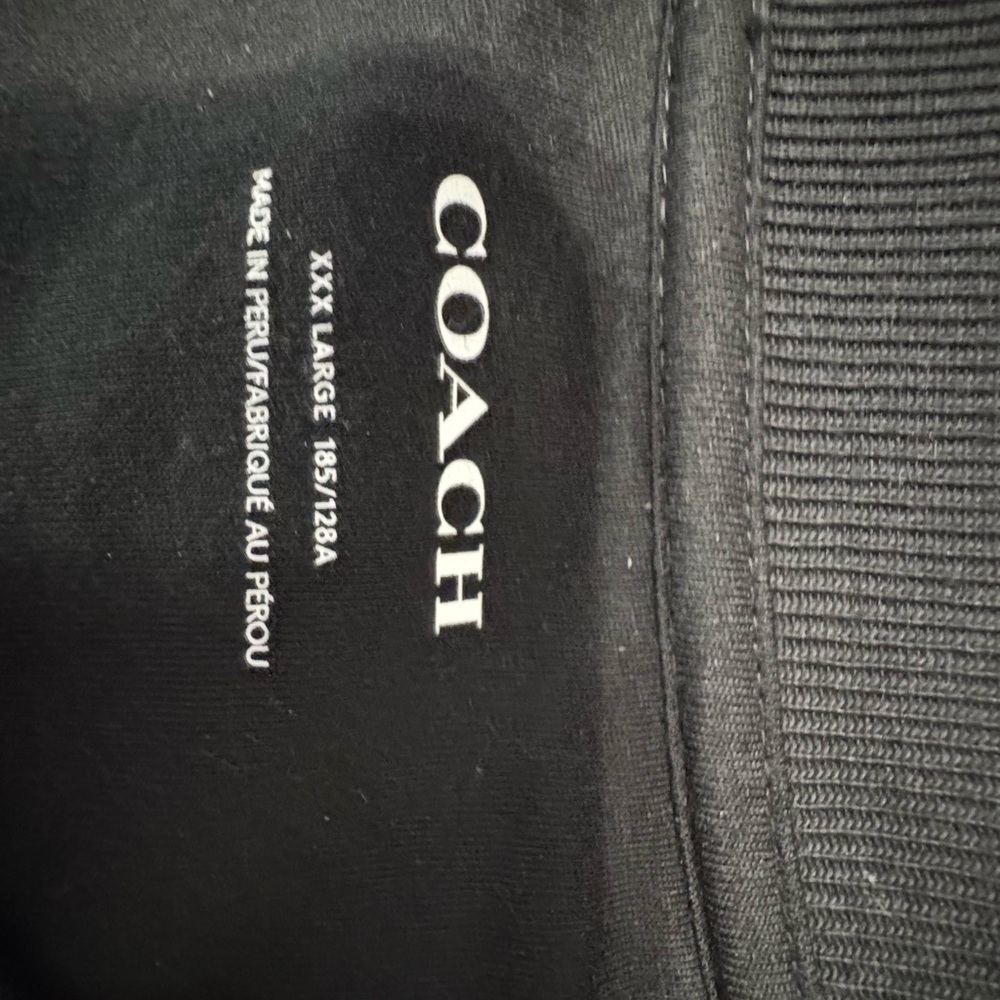 Coach Monogram Black and Gray sweatshirt size 3XL - Picture 4 of 10